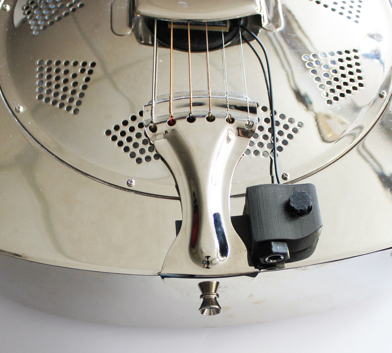 NR-2 Pro - Resonator Pickup with M2plus Jack Assembly for National-style Biscuit Bridge Guitars